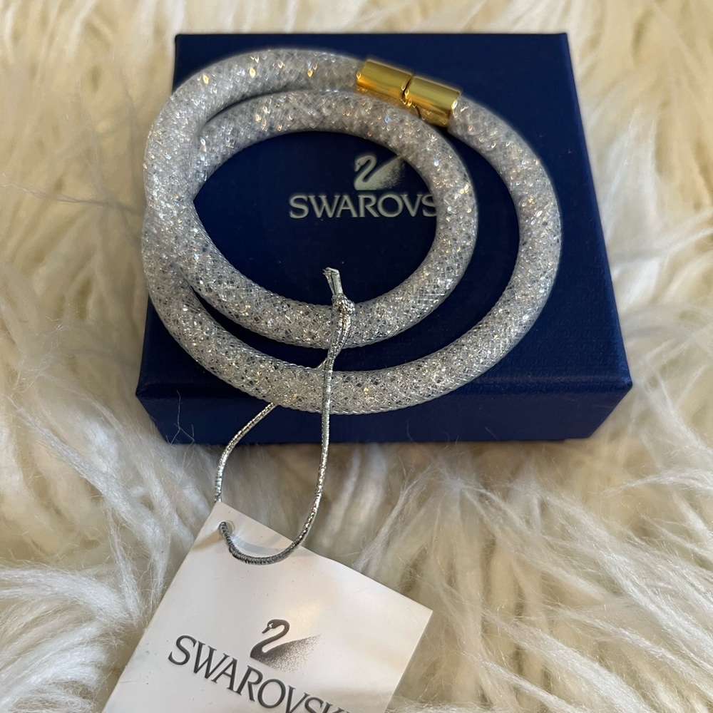Swarvoski Stardust double wrap bracelet